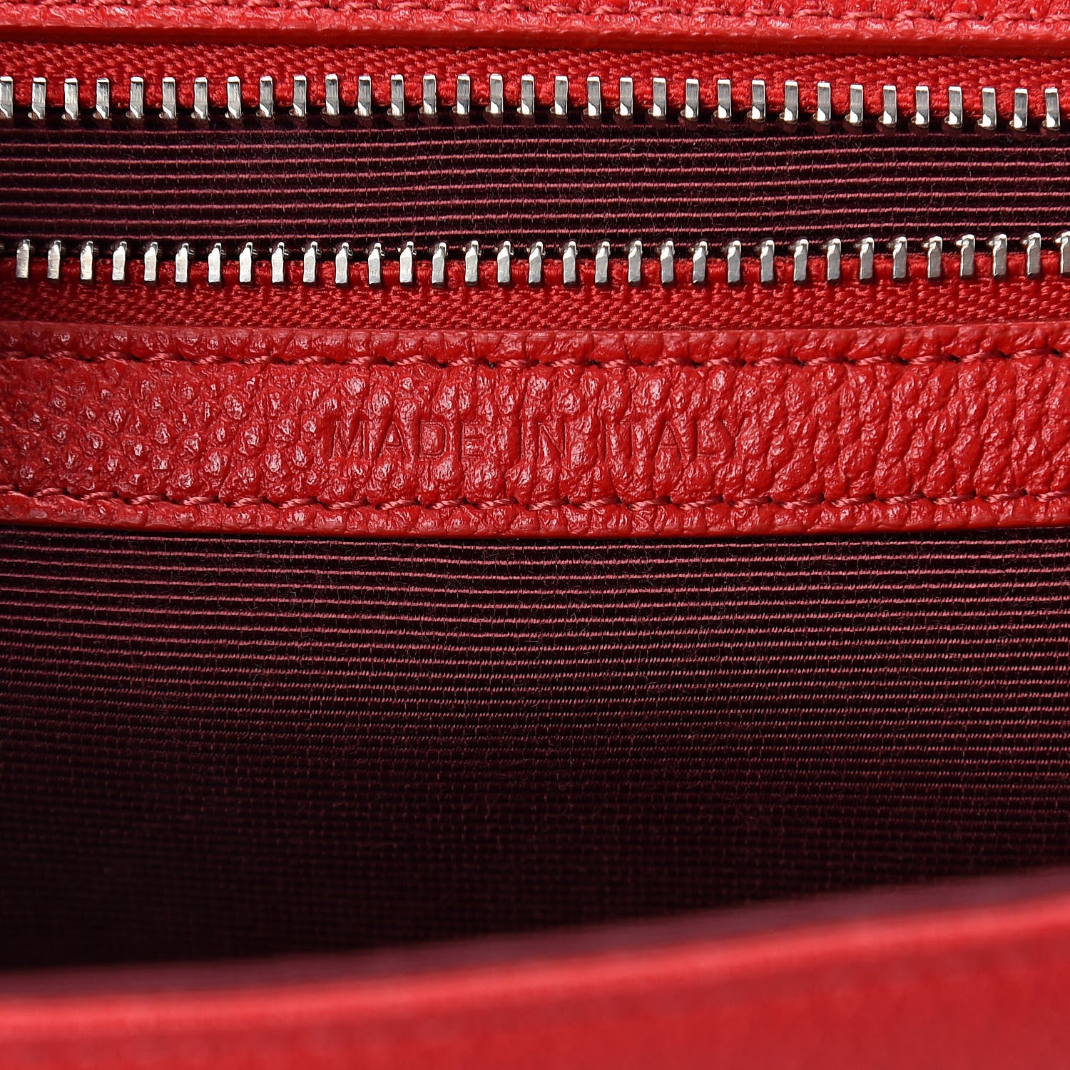 Christian Dior Grained Calfskin Medium Diorama Flap Bag Red 7 of 9