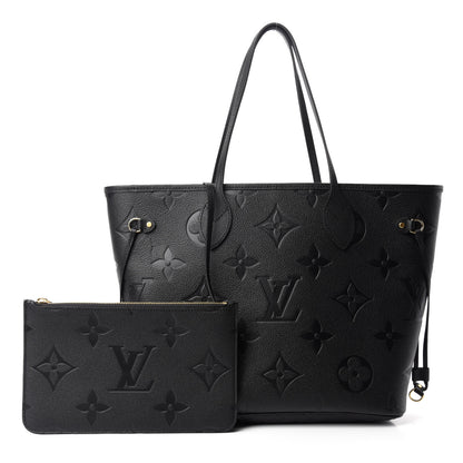 Louis Vuitton Empreinte Monogram Giant Neverfull MM Black 1 of 10