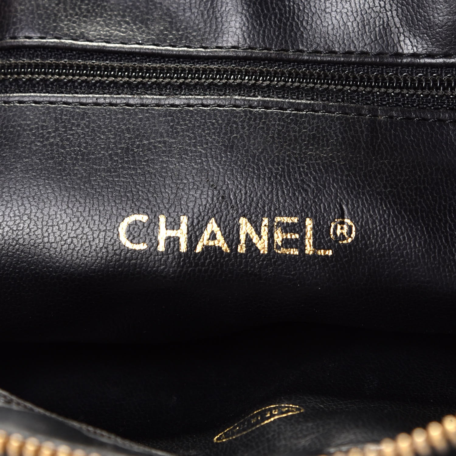 Chanel Lambskin Quilted Shoulder Bag Navy Blue 6 of 10