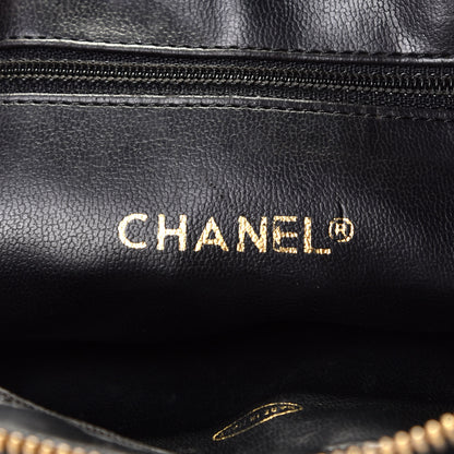 Chanel Lambskin Quilted Shoulder Bag Navy Blue 6 of 10