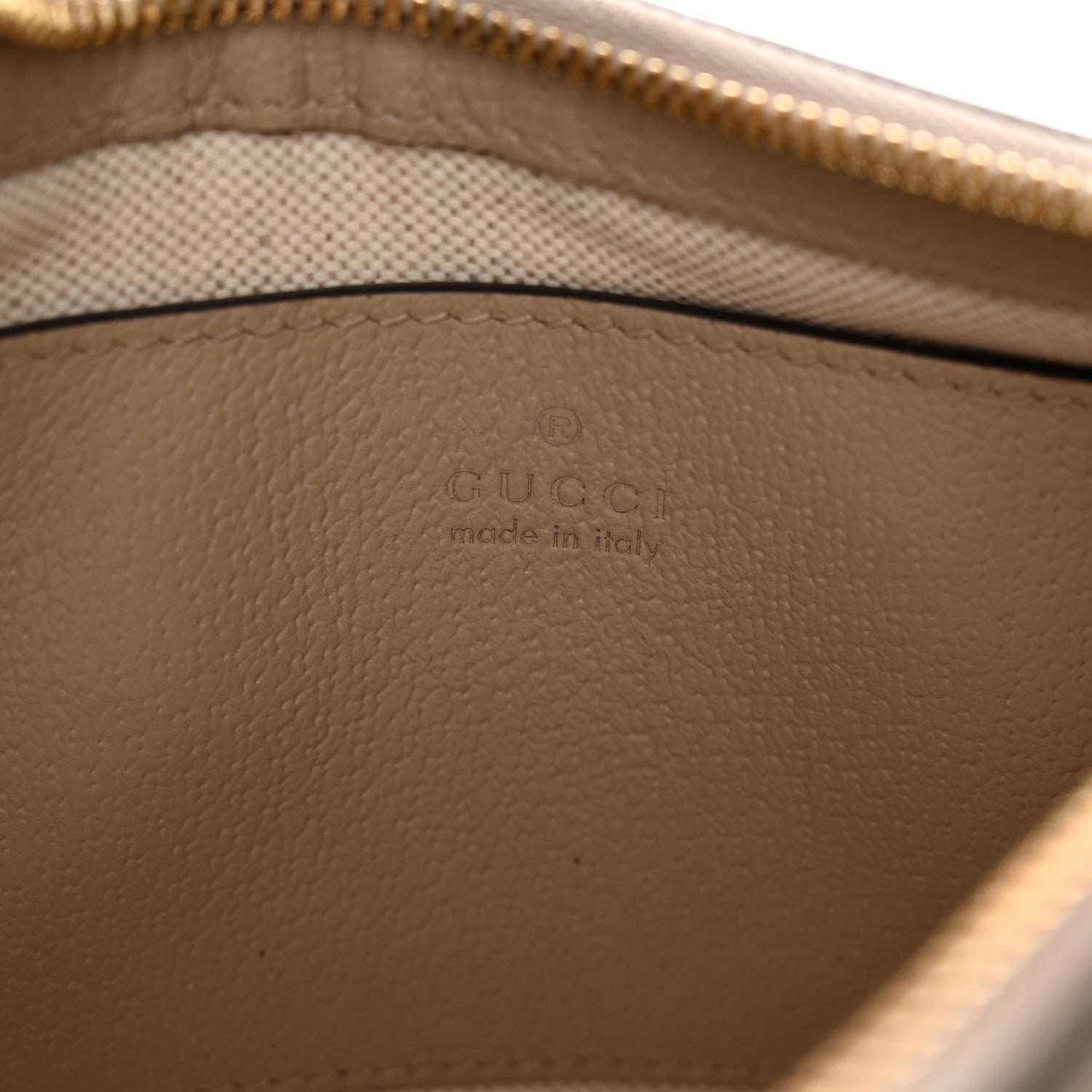 Gucci GG Supreme Monogram Textured Dollar Calfskin Small Ophidia Hobo Beige Mystic White Oatmeal 7 of 11