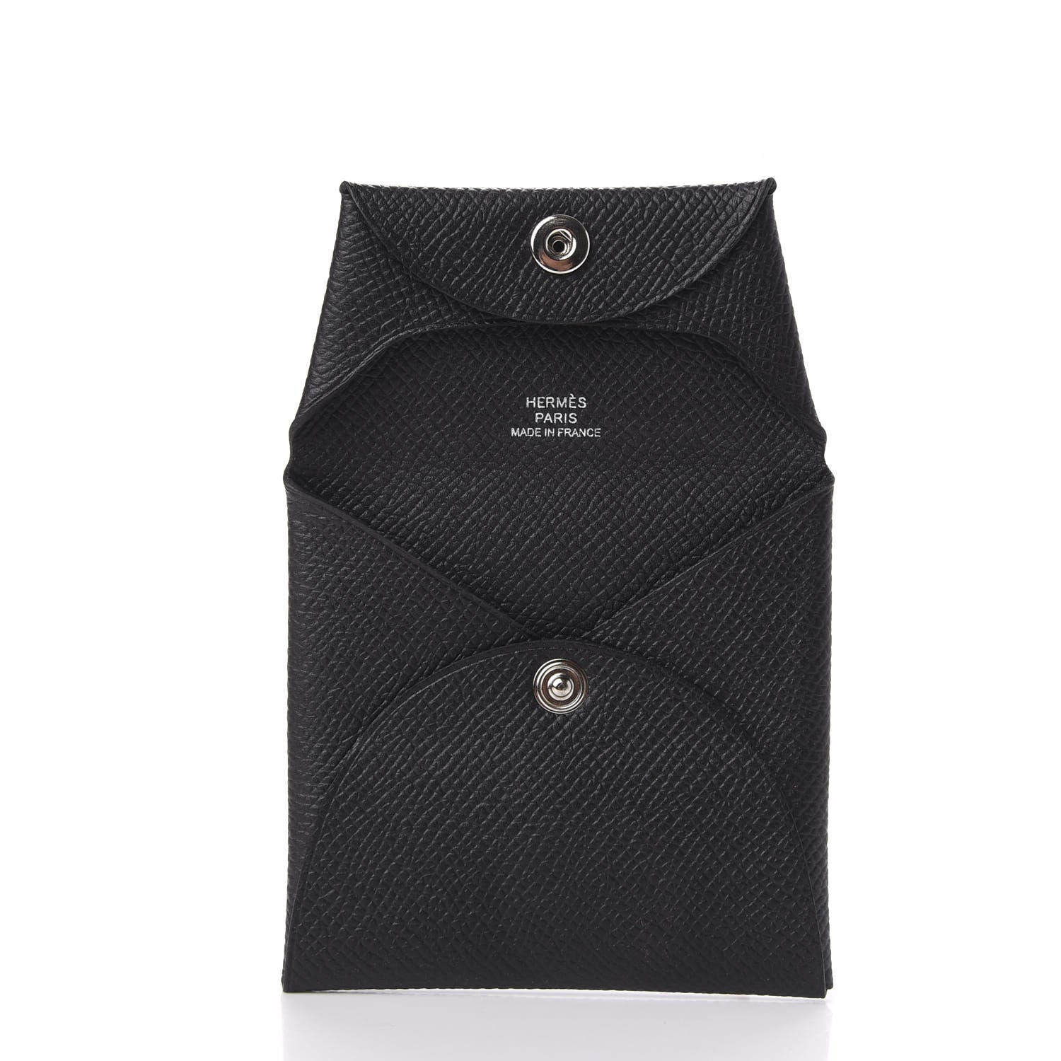 Hermes Epsom Bastia Coin Purse Black 5 of 7