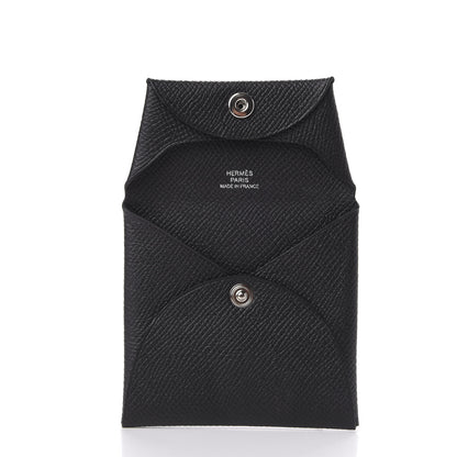 Hermes Epsom Bastia Coin Purse Black 5 of 7