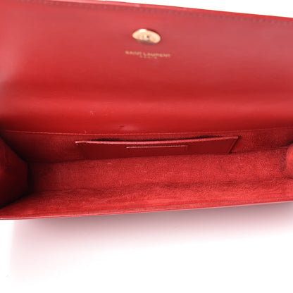 Saint Laurent Calfskin Cassandre Clutch Rouge Orient 5 of 15
