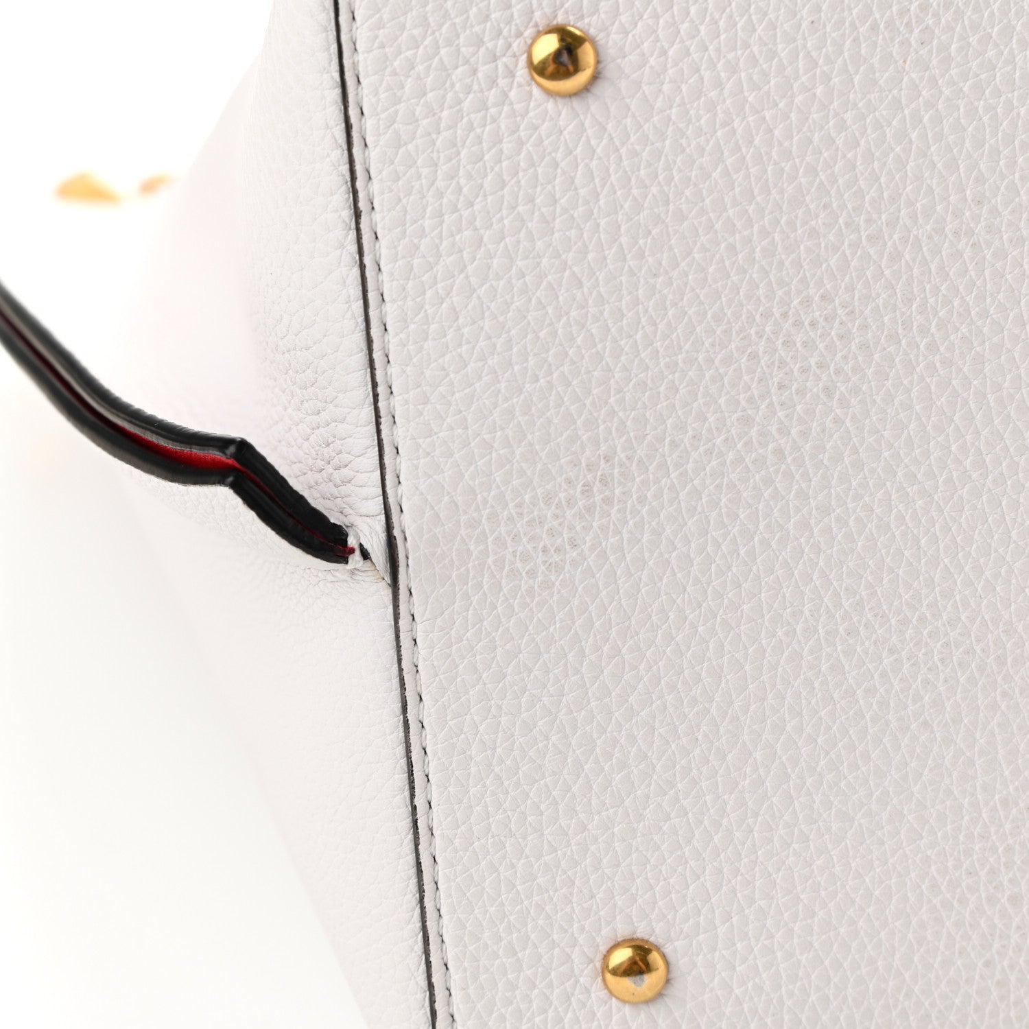 Valentino Garavani Grainy Calfskin VLogo Escape Hobo Bag White 12 of 12