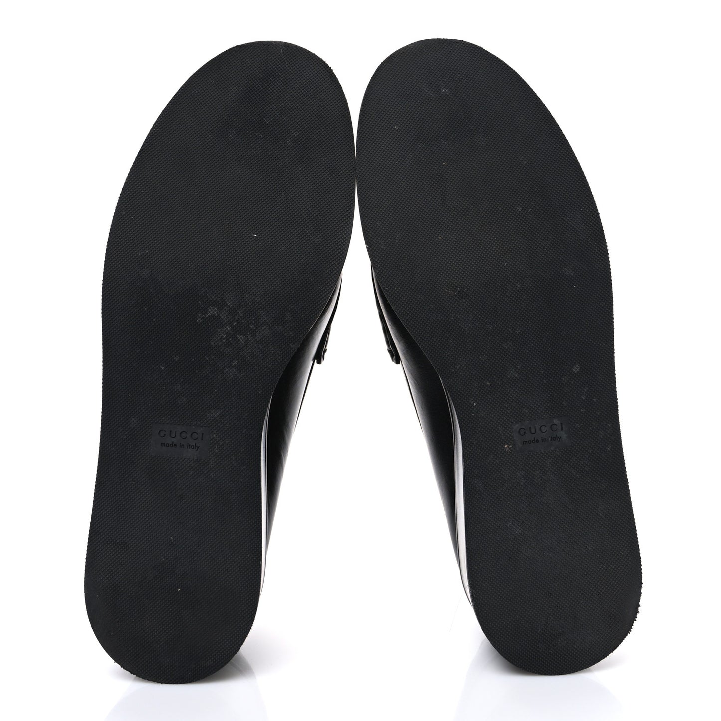 Kama Calfskin Horsebit Womens Wedge Platform Loafers 40.5 Black