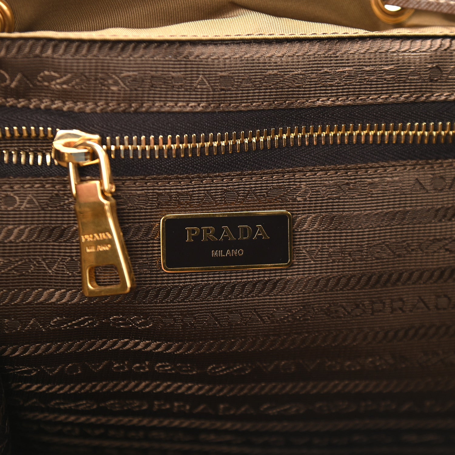 Prada Tessuto Nylon Saffiano Vela Backpack Rovere 8 of 10