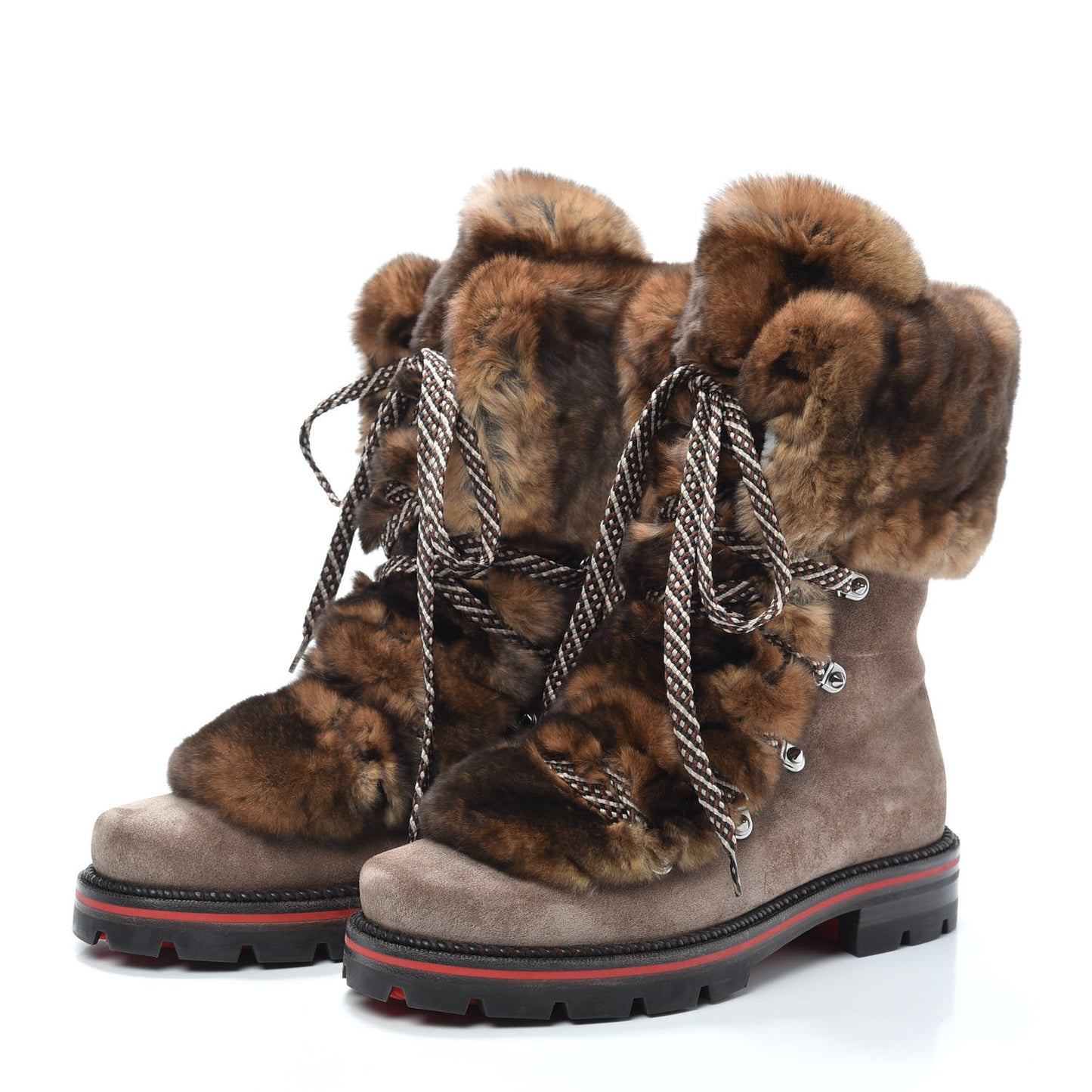 Suede Orylag Fur Mens Snow Black Flat Hiking Boots 39 Testa Di Moro Naturel