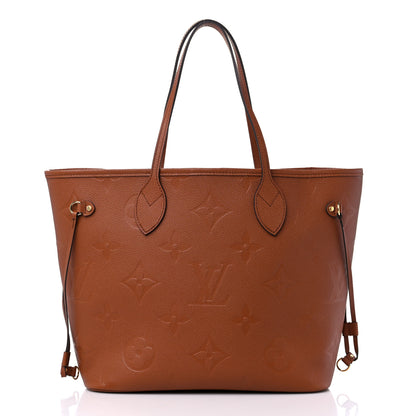 Louis Vuitton Empreinte Monogram Giant Neverfull MM Cognac 3 of 9