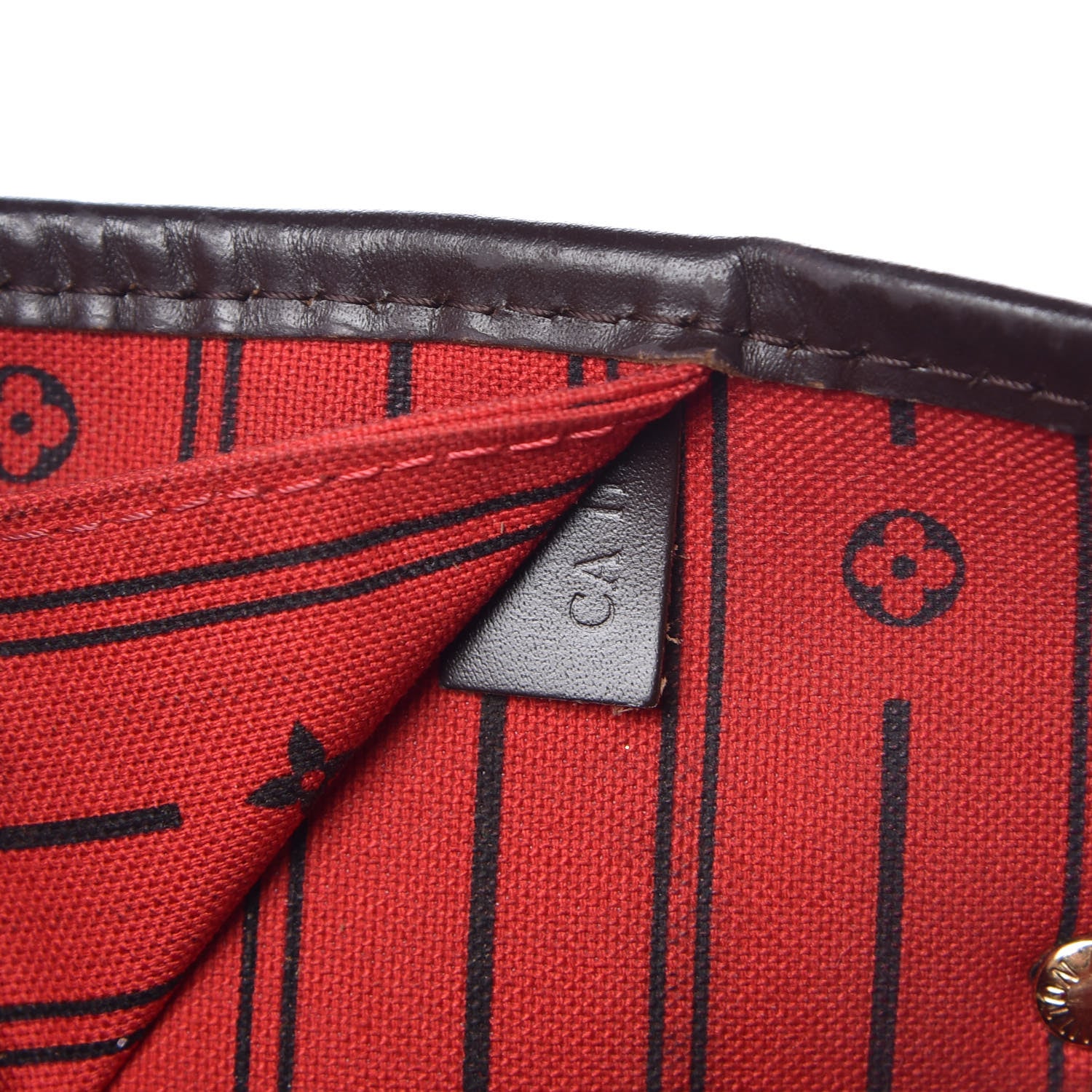 Louis Vuitton Damier Ebene Neverfull MM 7 of 10