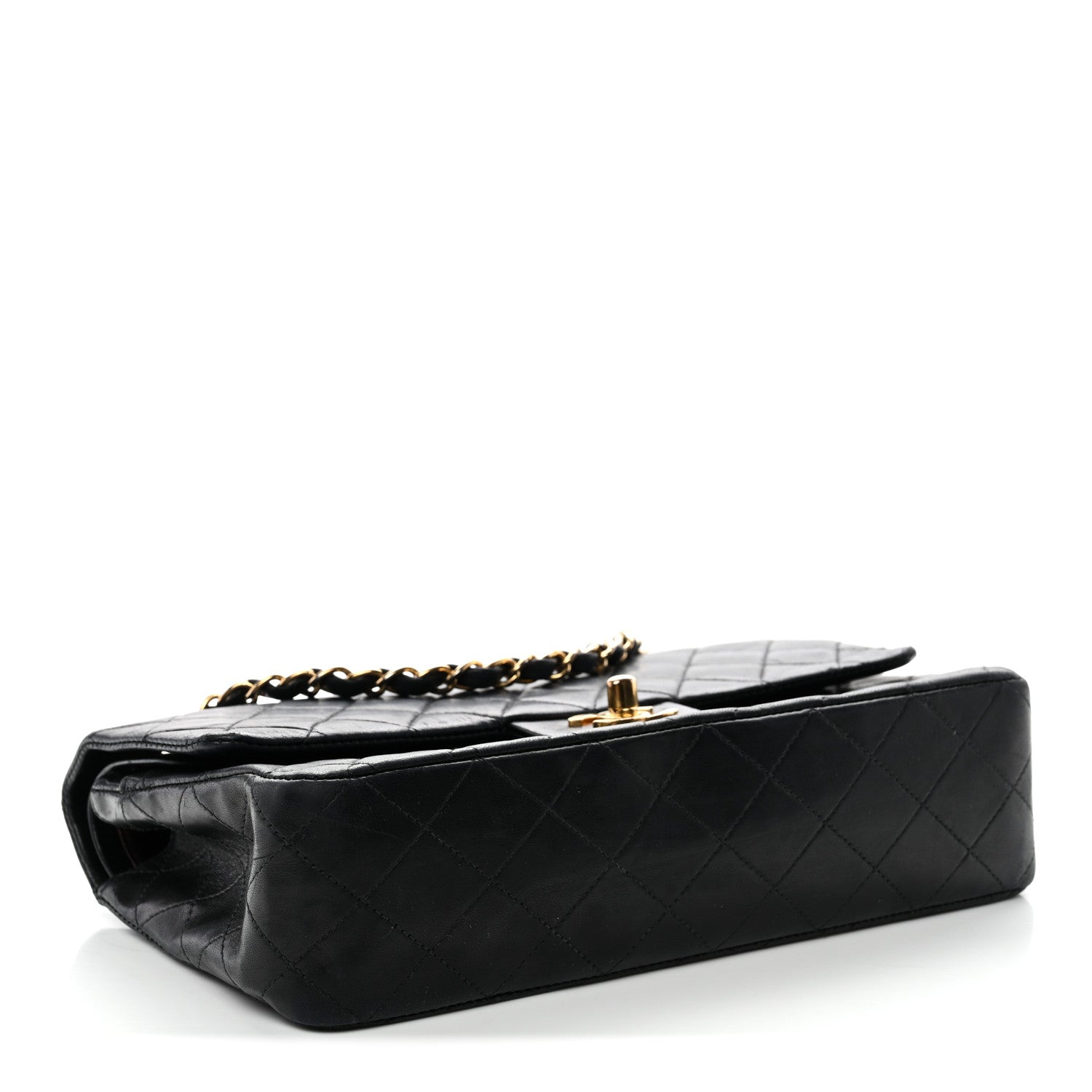Chanel Lambskin Quilted Small Double Flap Black 4 of 15