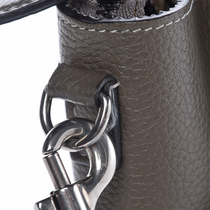 Celine Drummed Calfskin Nano Luggage Souris 9 of 11