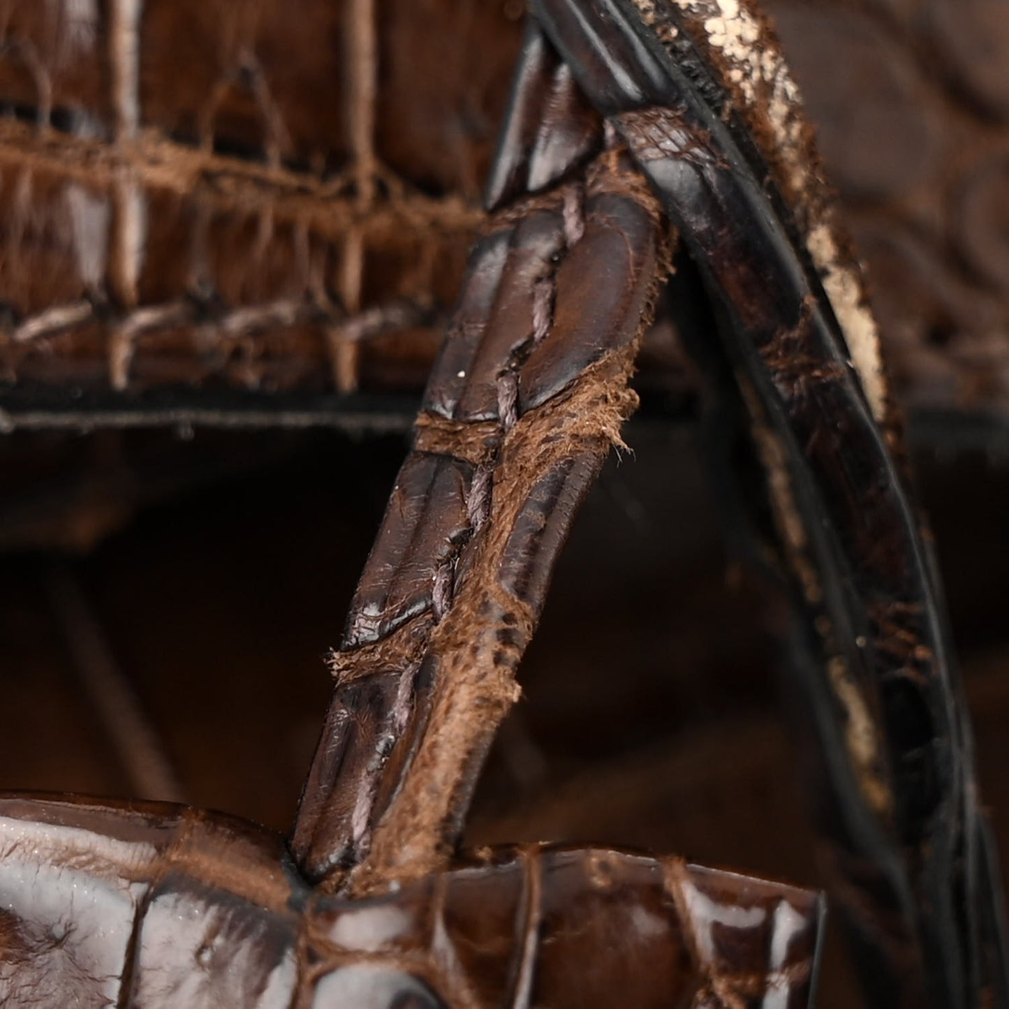 Matte Porosus Crocodile Birkin 30 Havane