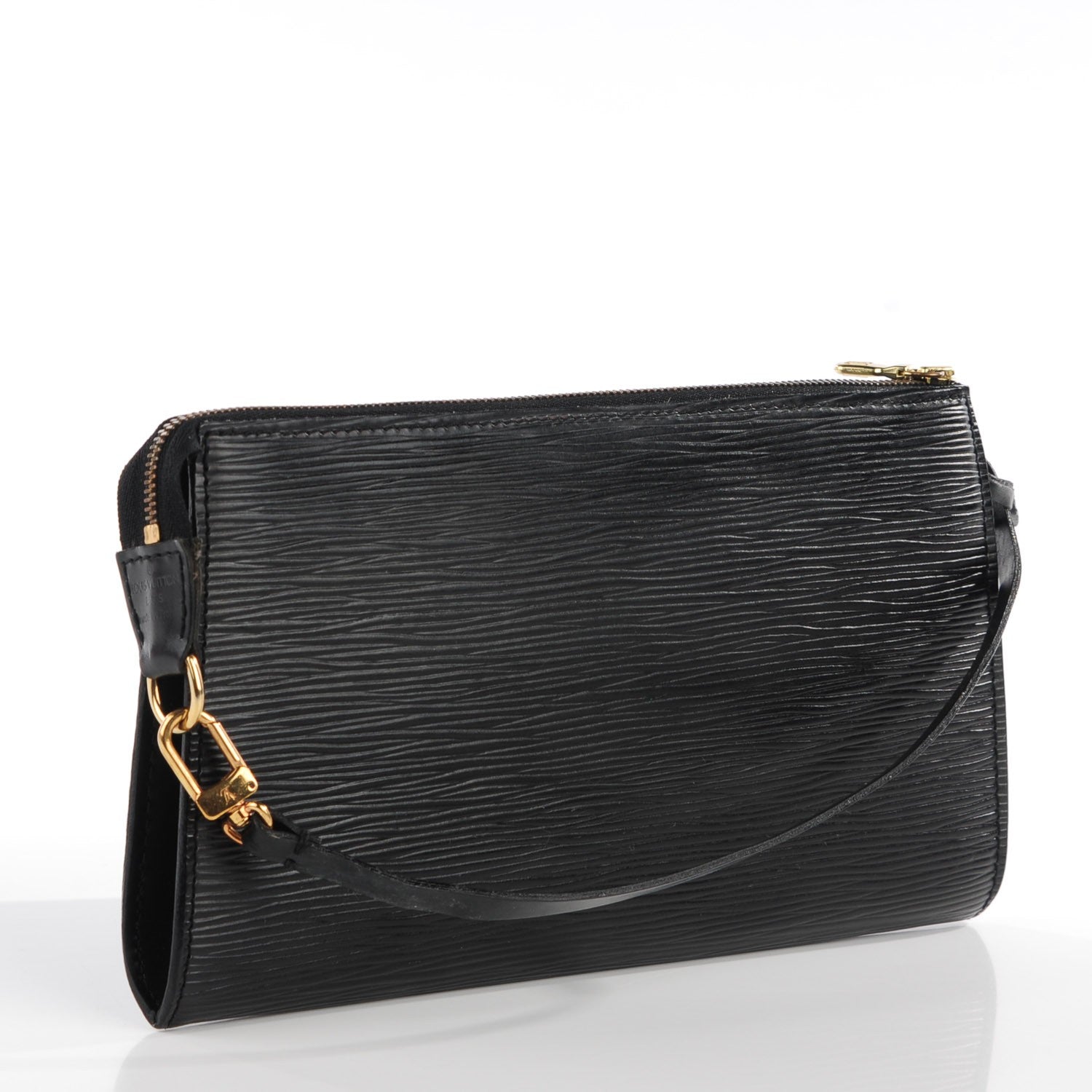 Louis Vuitton Epi Pochette Accessories 24 Black 3 of 7