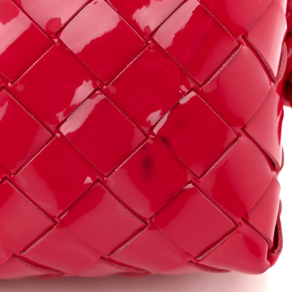 Bottega Veneta Patent Nappa Intrecciato Mini Loop Camera Bag Candy Stripe 9 of 10