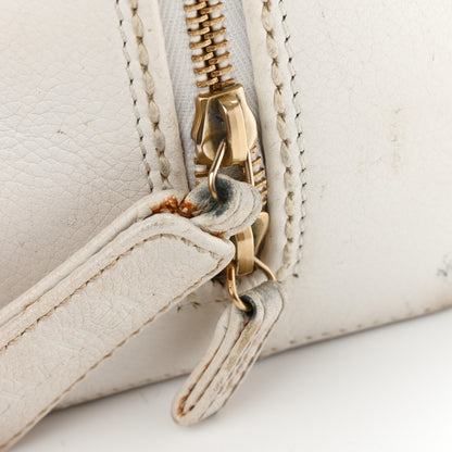 Chanel Calfskin Wild Stitch Top Handle Bag White 25 of 27