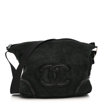 Chanel Suede Sparkling Winter Messenger Black 1 of 14
