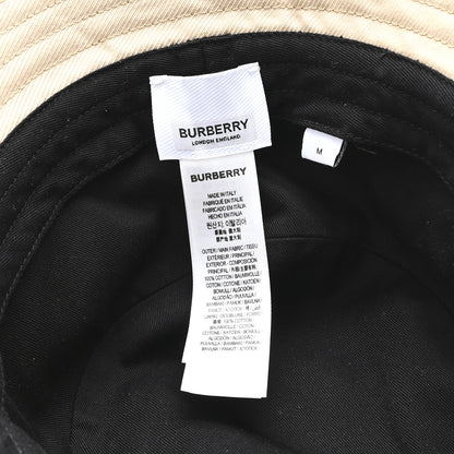 Burberry Cotton Canvas Bucket Hat M Beige 9 of 9