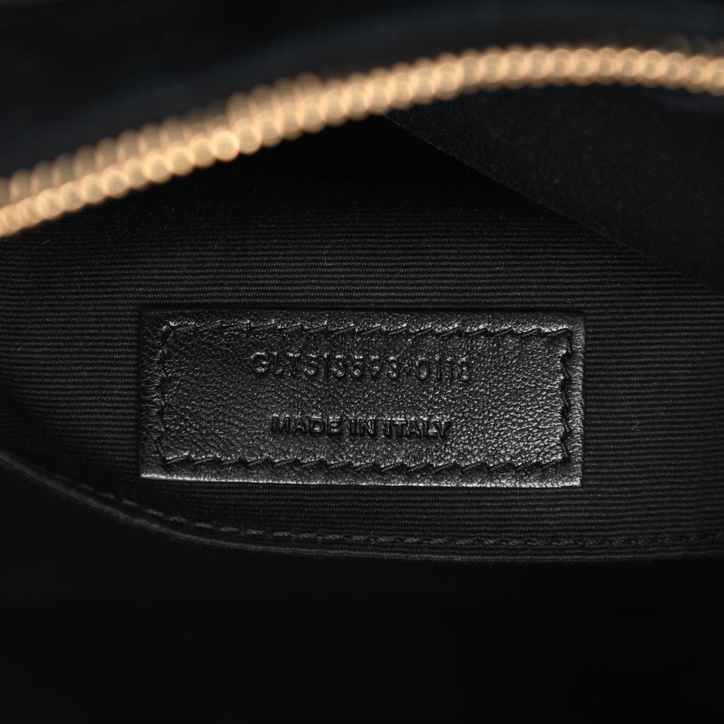 Suede Crystal Camera Bag Black