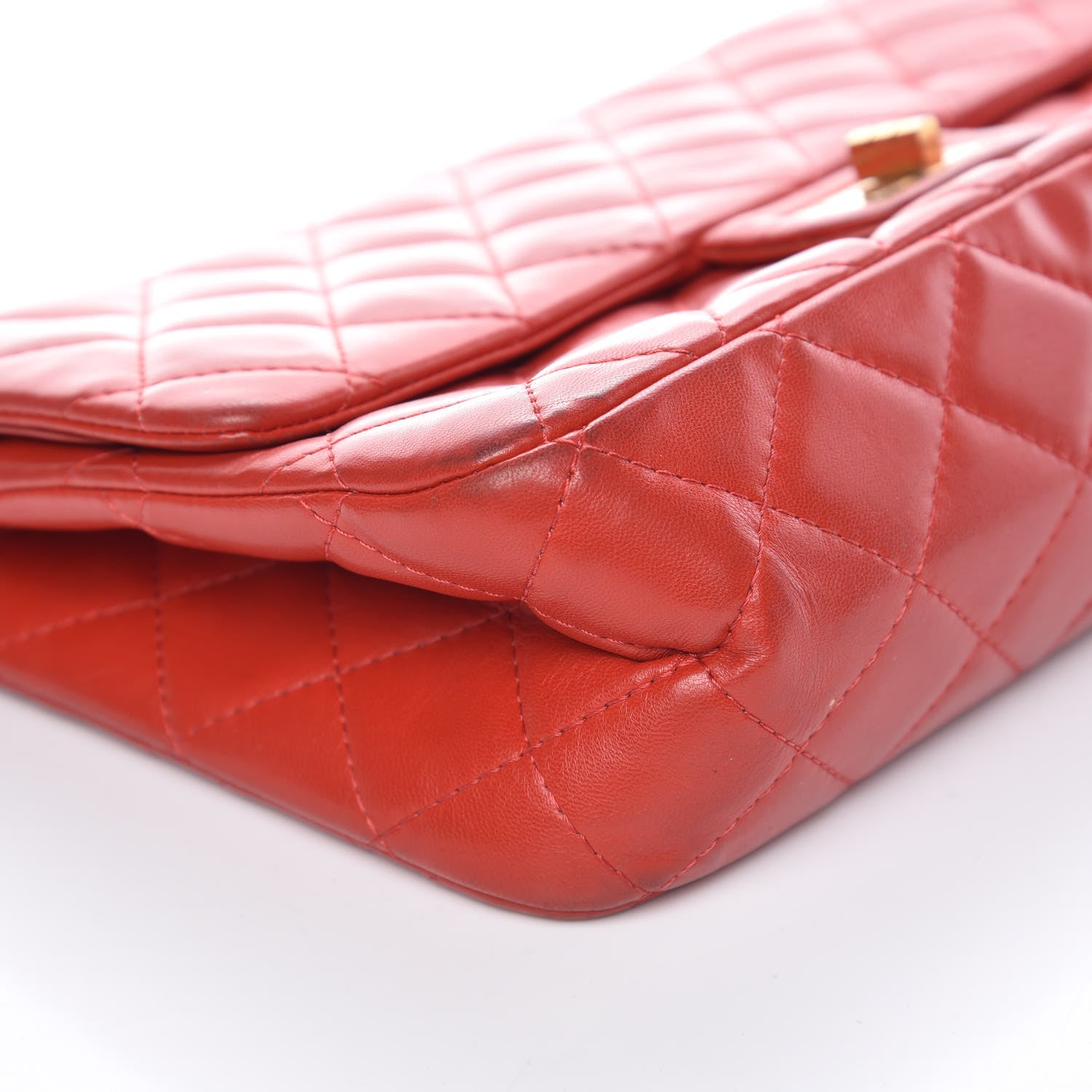Chanel Aged Calfskin Quilted 2.55 Reissue 227 Flap Red 8 of 20