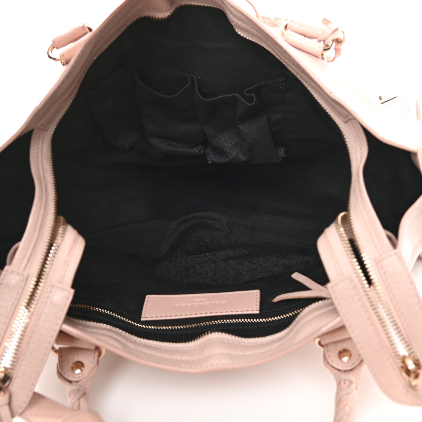 Chevre Gold Metallic Edge Hardware City Rose Aubepine Bois de Rose