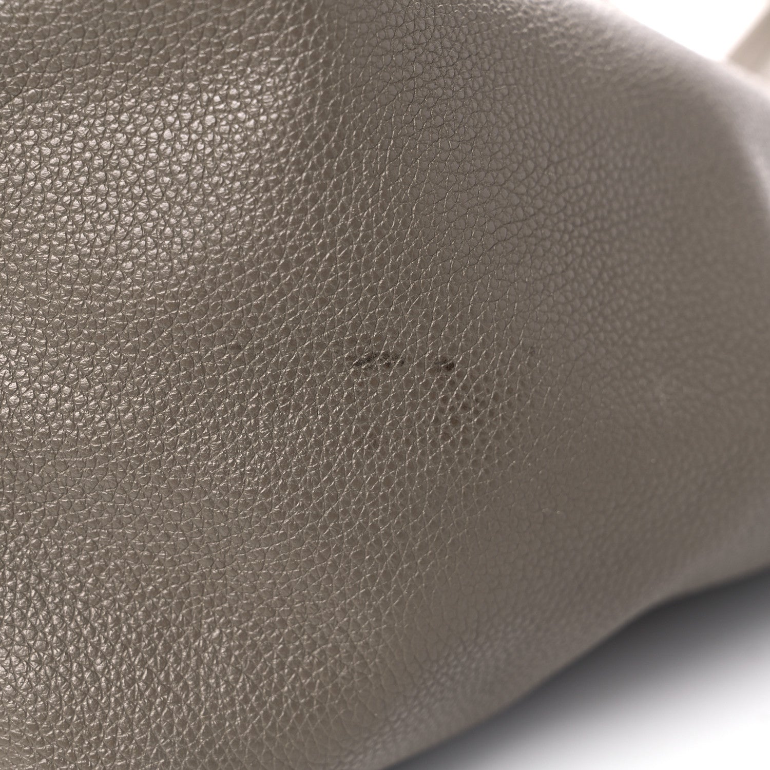 Celine Soft Grained Calfskin Small Belt Cabas Phantom Taupe 20 of 27