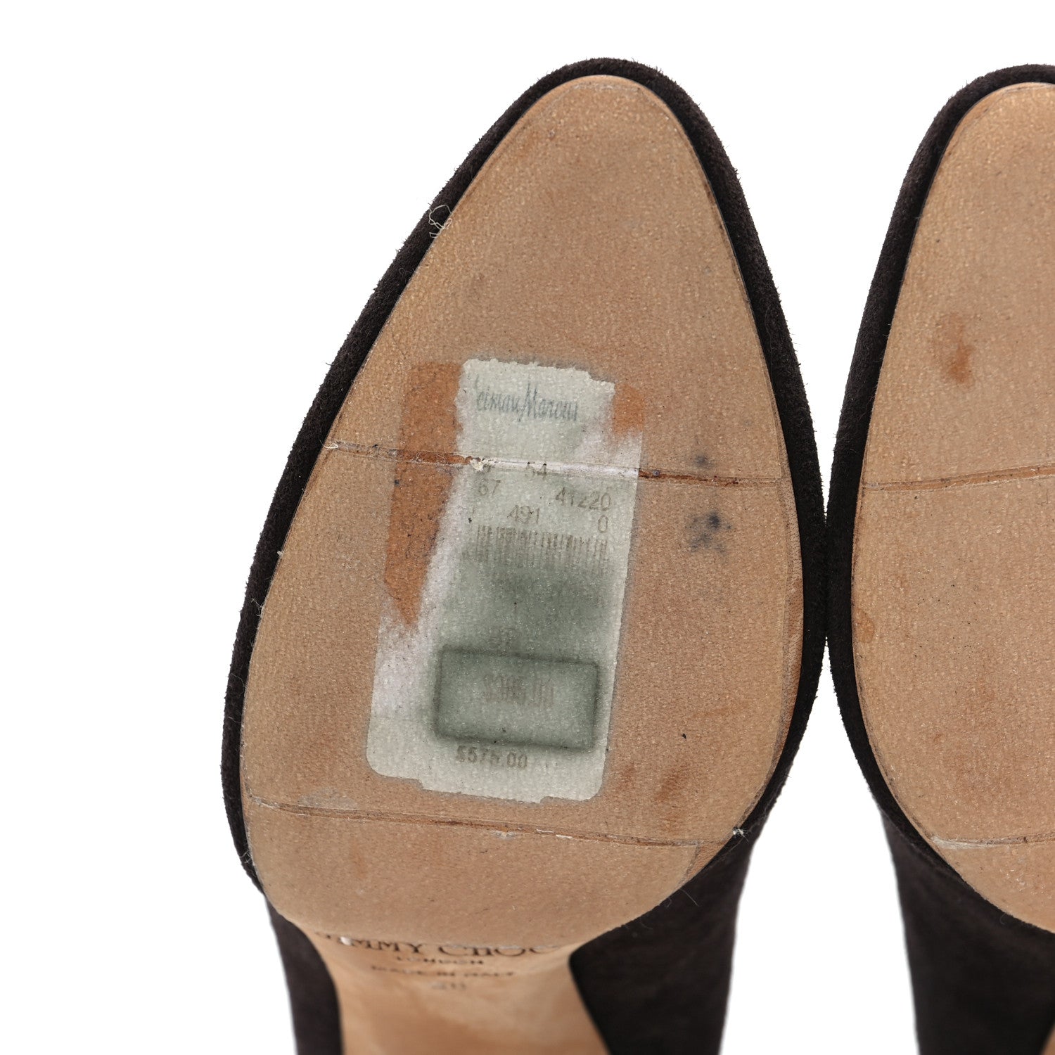 Jimmy Choo Suede Romy 85 Pumps 38 Brown 6 of 10