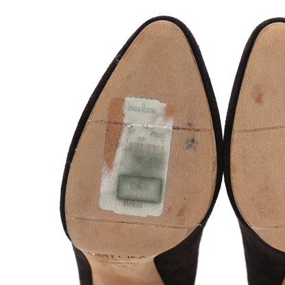 Jimmy Choo Suede Romy 85 Pumps 38 Brown 6 of 10