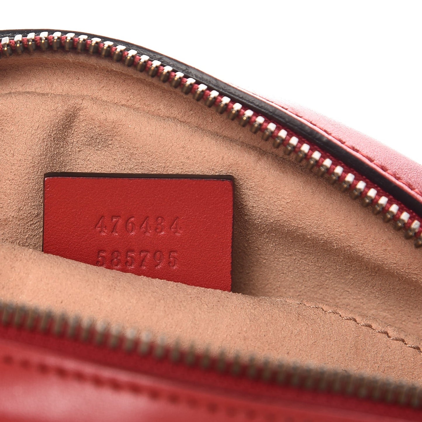 Calfskin Matelasse GG Marmont Belt Bag 95 38 Hibiscus Red