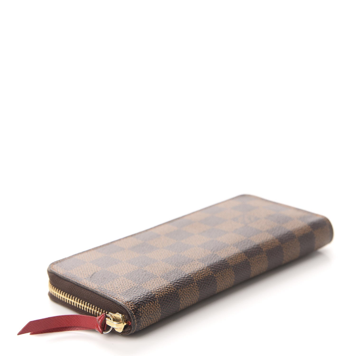Louis Vuitton Damier Ebene Clemence Wallet Cherry 4 of 8
