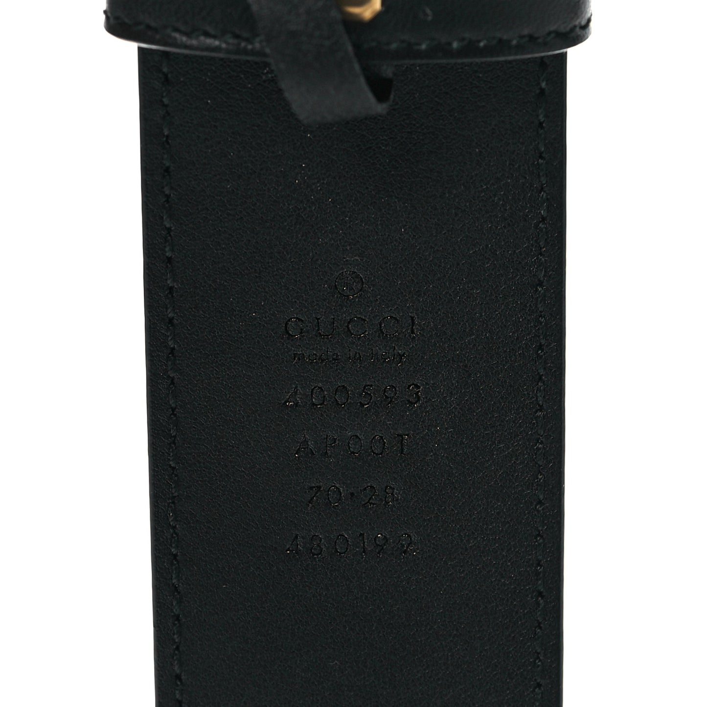 Calfskin Double G 40mm Belt 70 28 Black