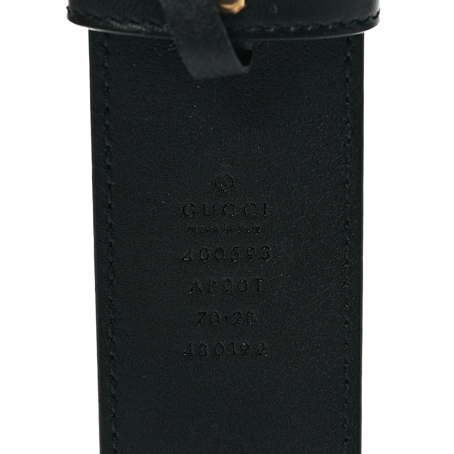 Gucci Calfskin Double G 40mm Belt 70 28 Black 4 of 6