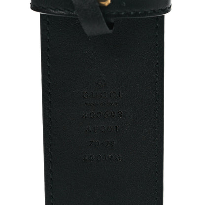 Gucci Calfskin Double G 40mm Belt 70 28 Black 4 of 6