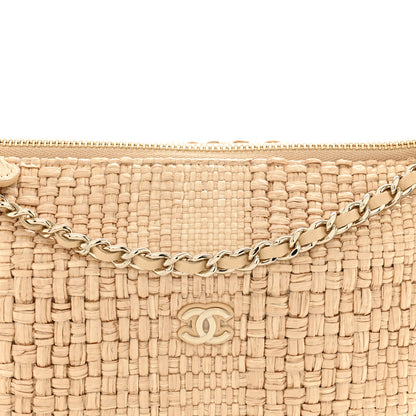 Chanel Raffia Other Shape With Chain Beige 7 of 10