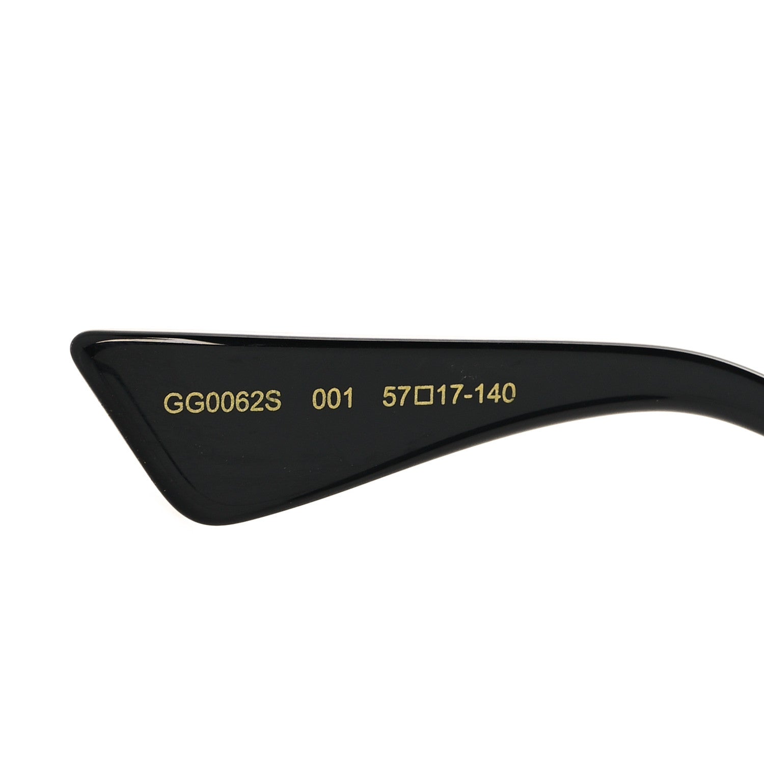 Gucci Aviator Sunglasses GG0062S Black Gold 6 of 7