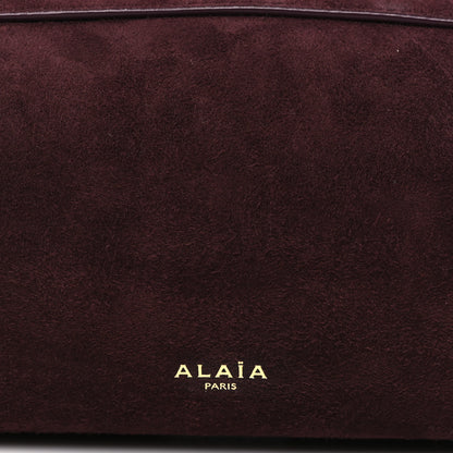 Alaia Suede Goatskin Teckel Clutch Rouge Grenat 8 of 10