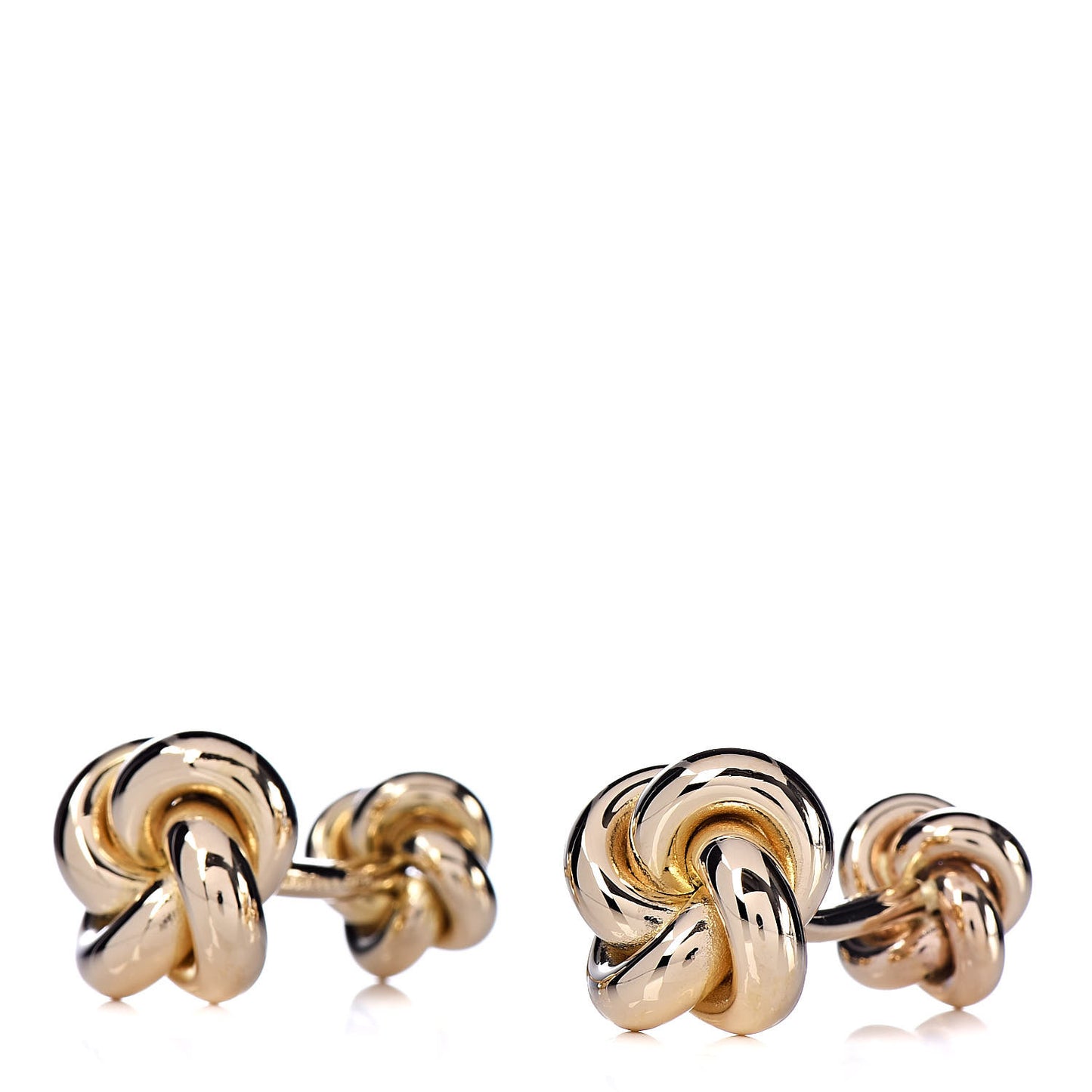 14K Yellow Gold Knot Cufflinks