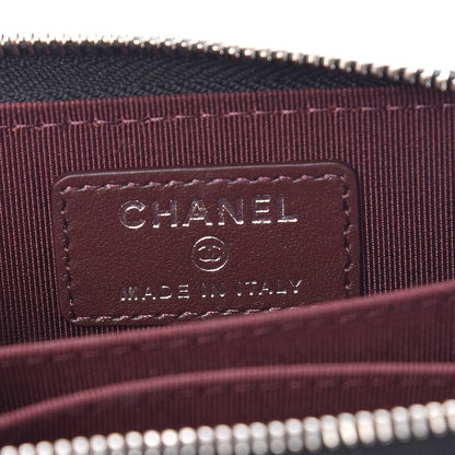 Chanel Caviar Quilted Zip Coin Purse Black 6 of 8