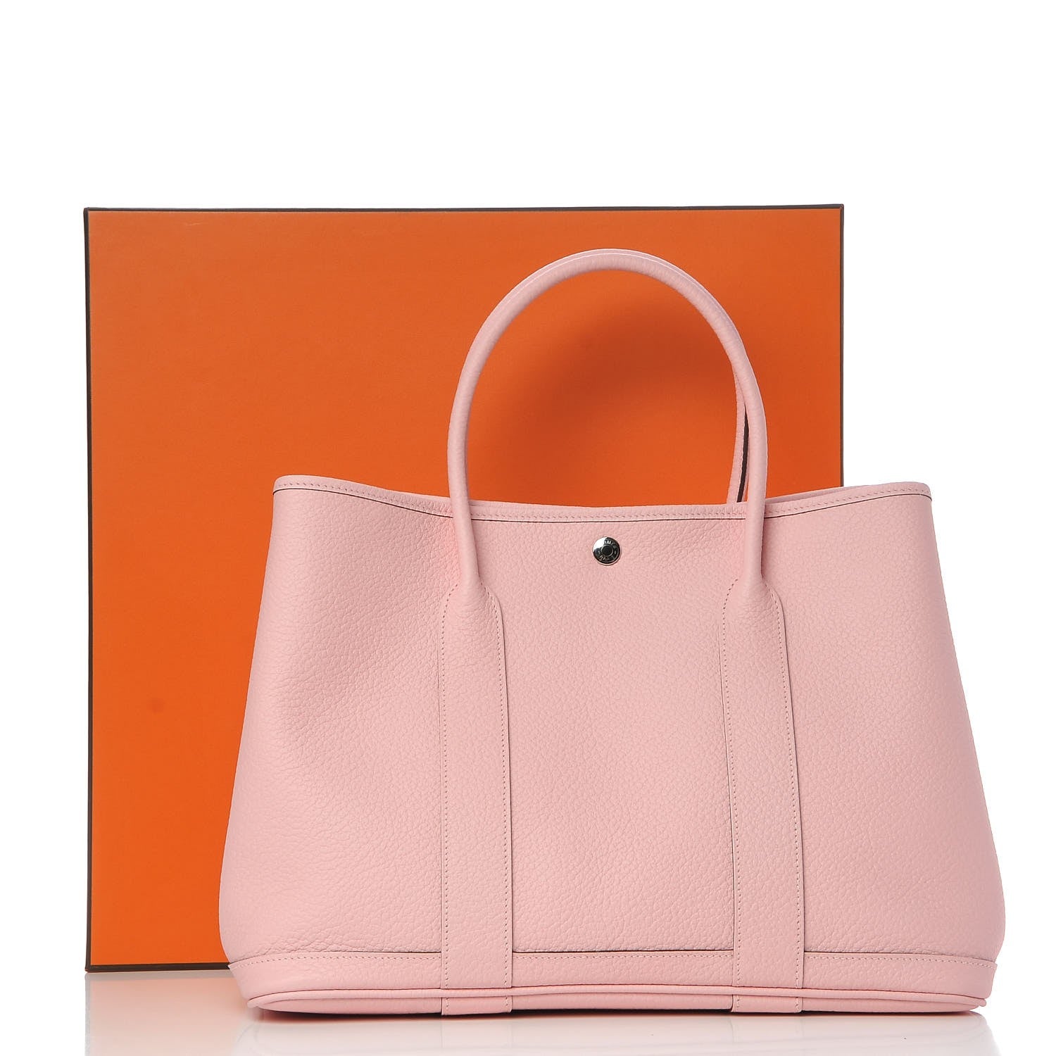 Hermes Vache Country Garden Party Tote 36 MM Rose Sakura 9 of 9