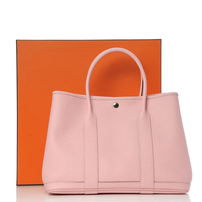 Hermes Vache Country Garden Party Tote 36 MM Rose Sakura 9 of 9