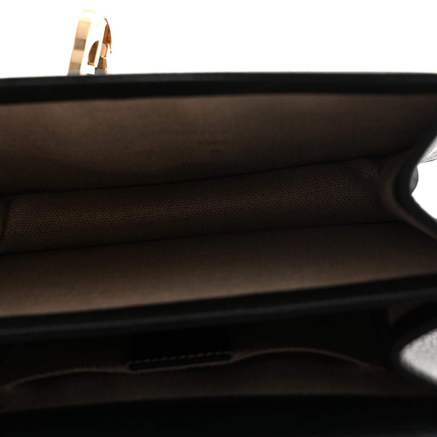 Dollar Calfskin Small Interlocking G Shoulder Bag Black
