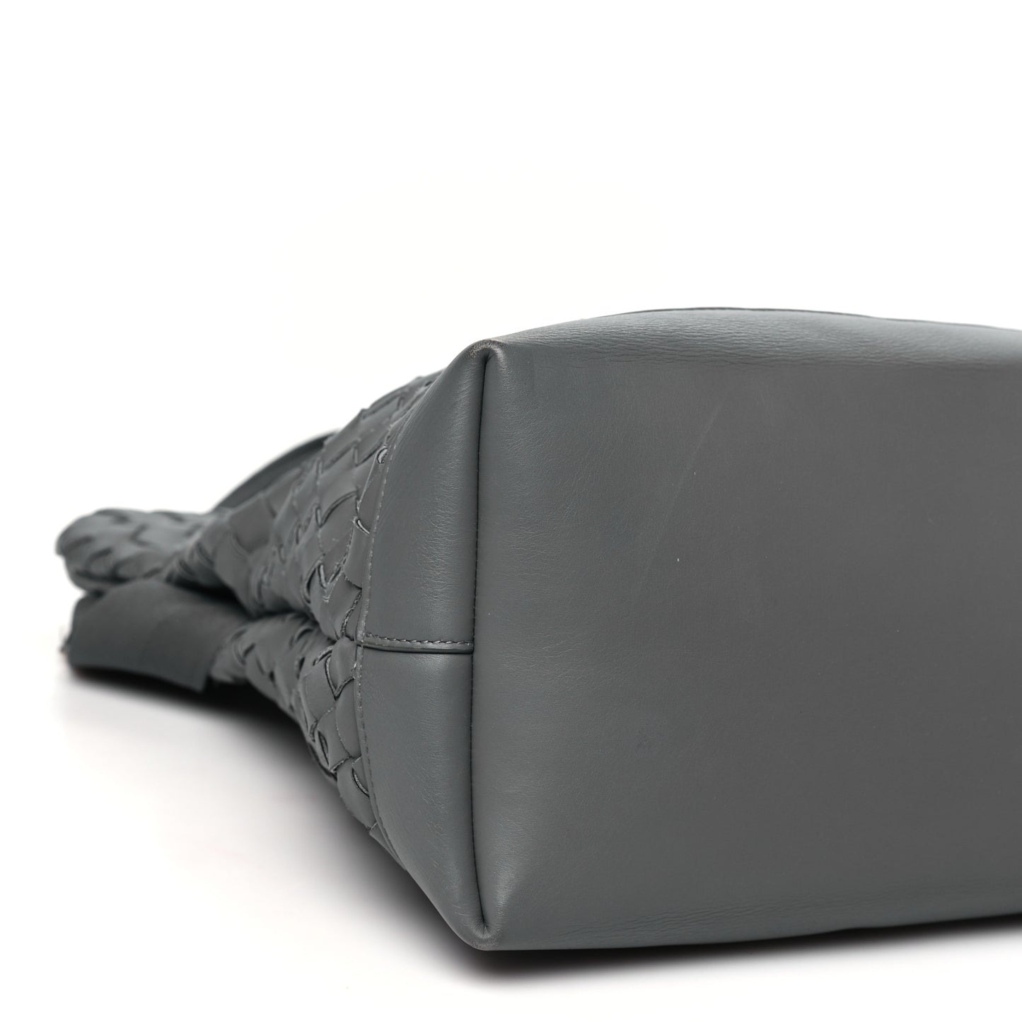 Nappa Intrecciato Large Fold Crossbody Messenger Thunder