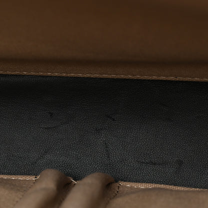 Burberry Calfskin Embossed TB Triple Stud Briefcase Black 9 of 10