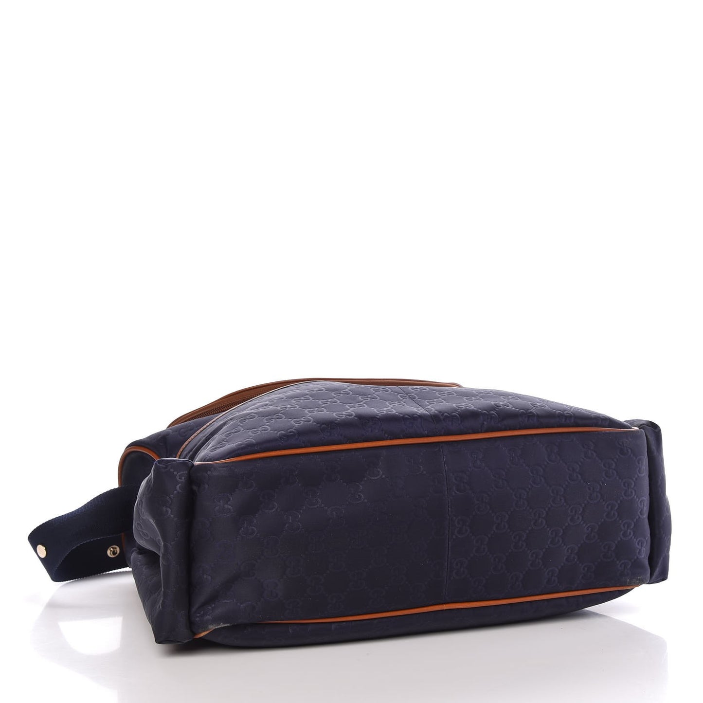 Nylon Monogram Diaper Bag Blue