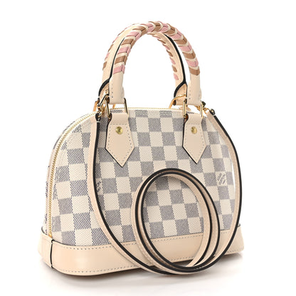 Louis Vuitton Damier Azur Braided Alma BB 2 of 7