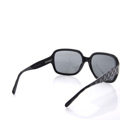 Chanel Quilted CC Sunglasses 5124 Black 4 of 9