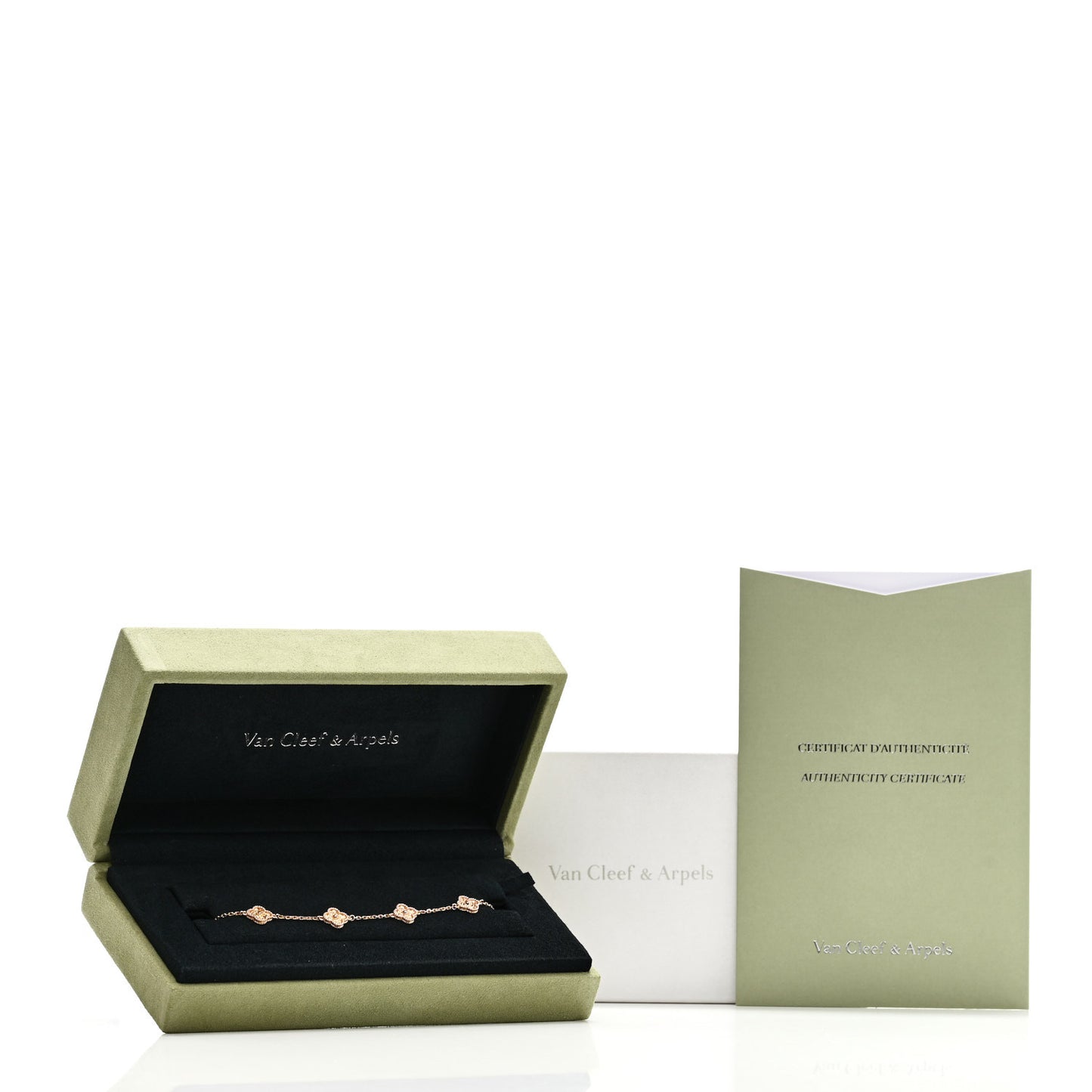 18K Rose Gold 6 Motifs Sweet Alhambra Bracelet