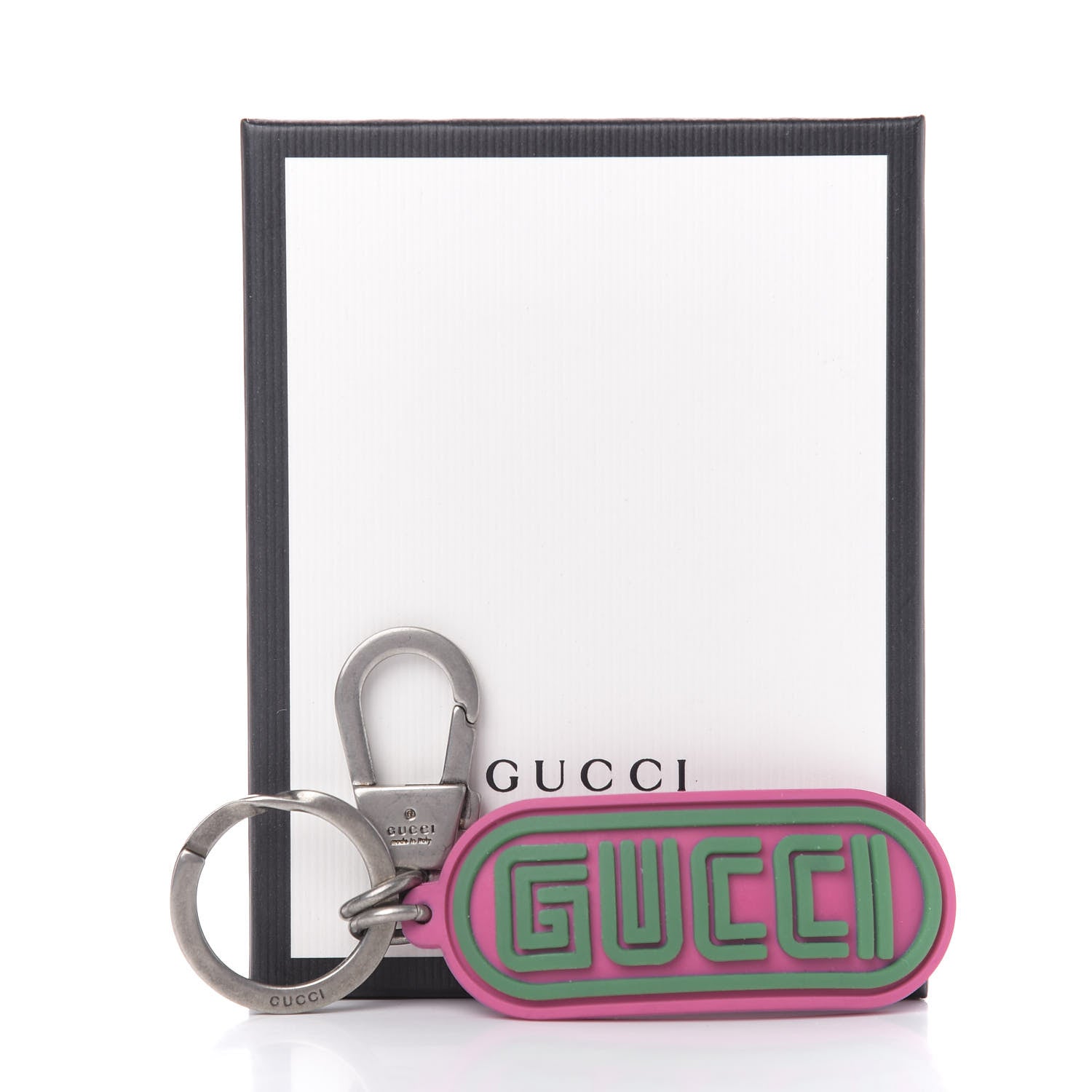 Gucci X SEGA Rubber Logo Key Chain Pink 5 of 5