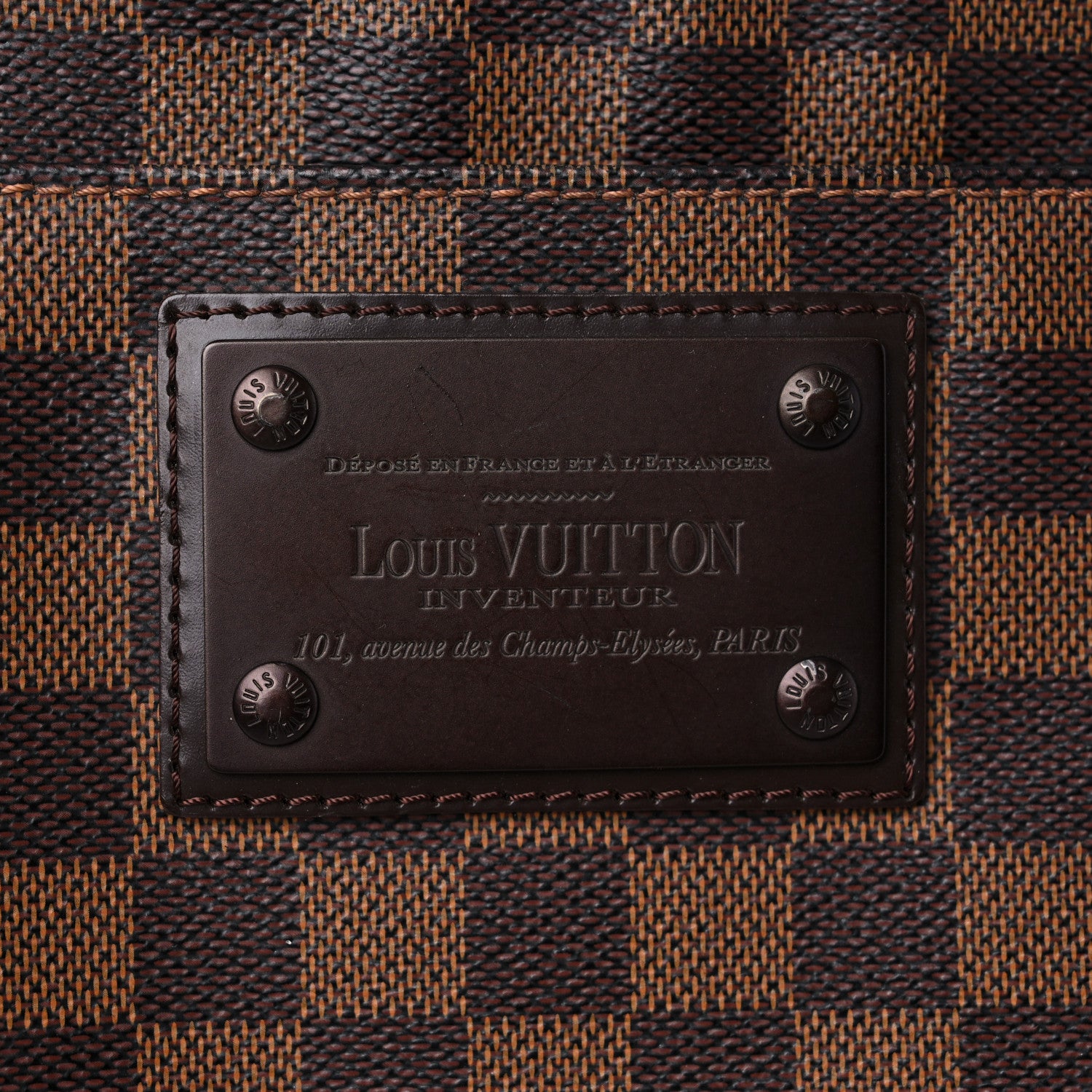 Louis Vuitton Damier Ebene Brooklyn Flat Pochette 12 of 12