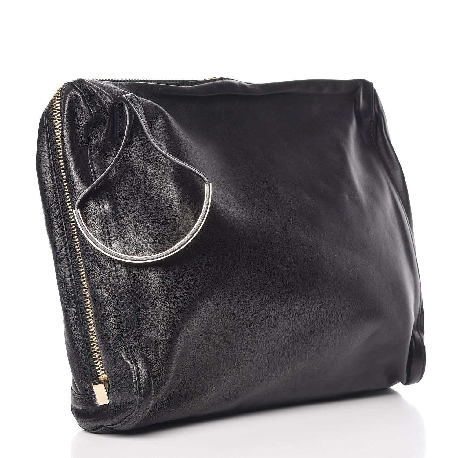 Chloe Lambskin Wristlet Clutch Black 3 of 15